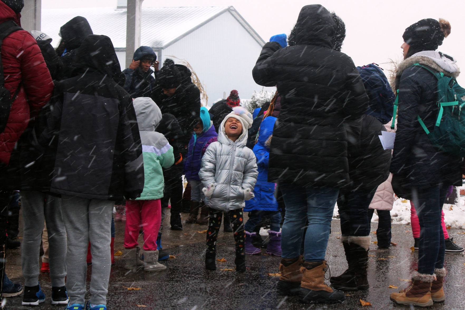 Halloween field trip in the snow